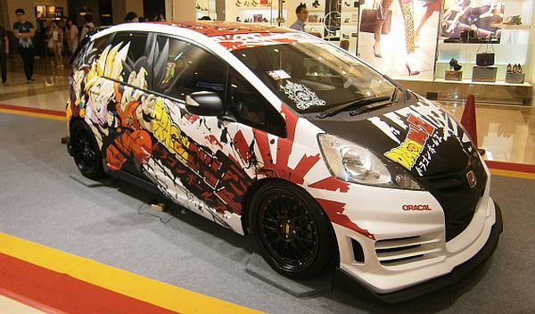 ball z inspired honda jazz wrap 1 of the 24 finalists in the 8th jazz 
