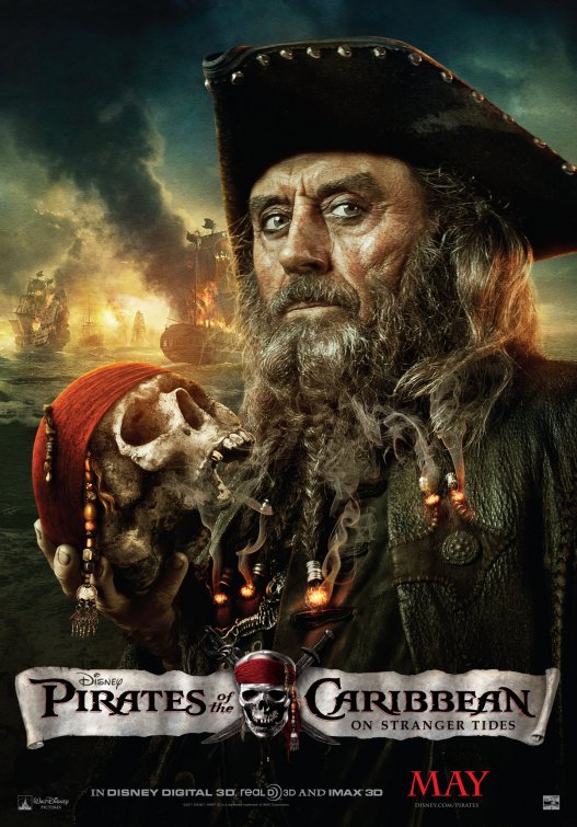 Pirates of the caribbean Blackbeard poster