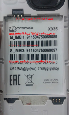 Micromax X935 Mtk6260 flash file 100% Test free download with out password by Updatefile24.Com