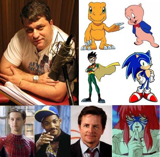 Manolo Rey Sonic Homem Aranha Tobey Maguire Spiderman Robin Jovens Titãs Gaguinho Michael J. Fox Will Smith Um Maluco no Pedaço Howard Wolowitz The Big Bang Theory Ted Mundo da Dublagem Elenco de Dublagem