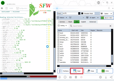 Samsung A045F U3 Scatter Firmware Hydra Tool