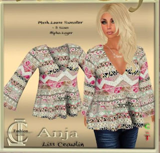 loose sweater mesh in 5 sizes