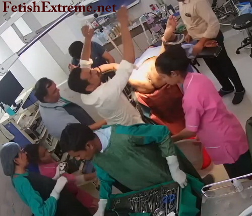 Video of a woman's surgery in a maternity hospital (Indian maternity hospital 33-36)