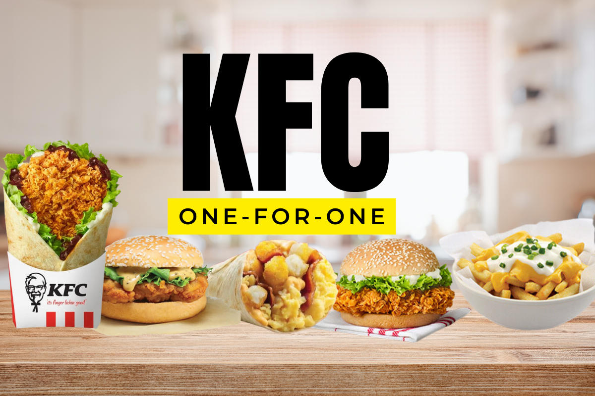 KFC 1-For-1 Deals : 17 Apr -16 May