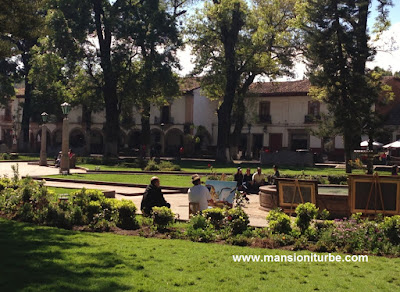 Plaza Vasco de Quiroga en Pátzcuaro, Michoacán