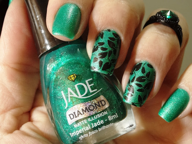 Esmalte Jade Imperial Jade + Carimbada BC 13