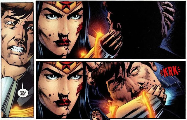 Wonder Woman asesina a Maxwell Lord