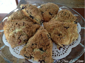 Blueberry Streusel Scones