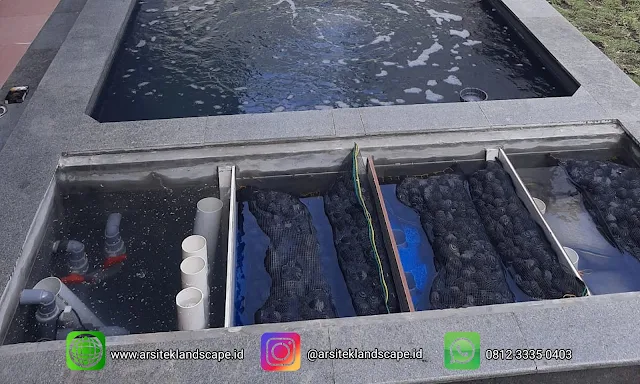 jasa pembuatan filter kolam koi palu