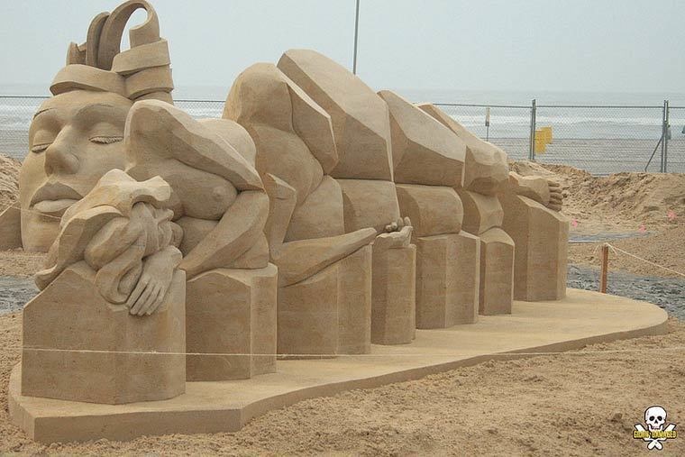 The response to his work has been nothing but positive, and Jara has no plans to stop. - His Sand Sculptures Are Freakishly Brilliant… How Is This Even Possible?