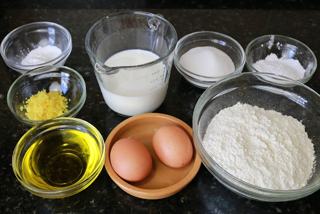 Ingredientes para tortas de leche