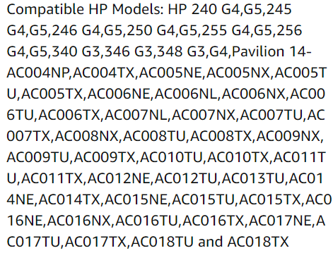 HP hs04 battery