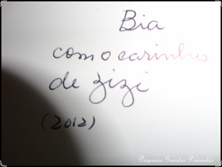 Presente que ganhei da querida amiga e Pérola Zizi Santos