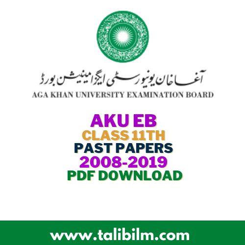 AKU-EB Past Papers HSSC part-I