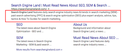 Length of rich snippets in search results have been increased