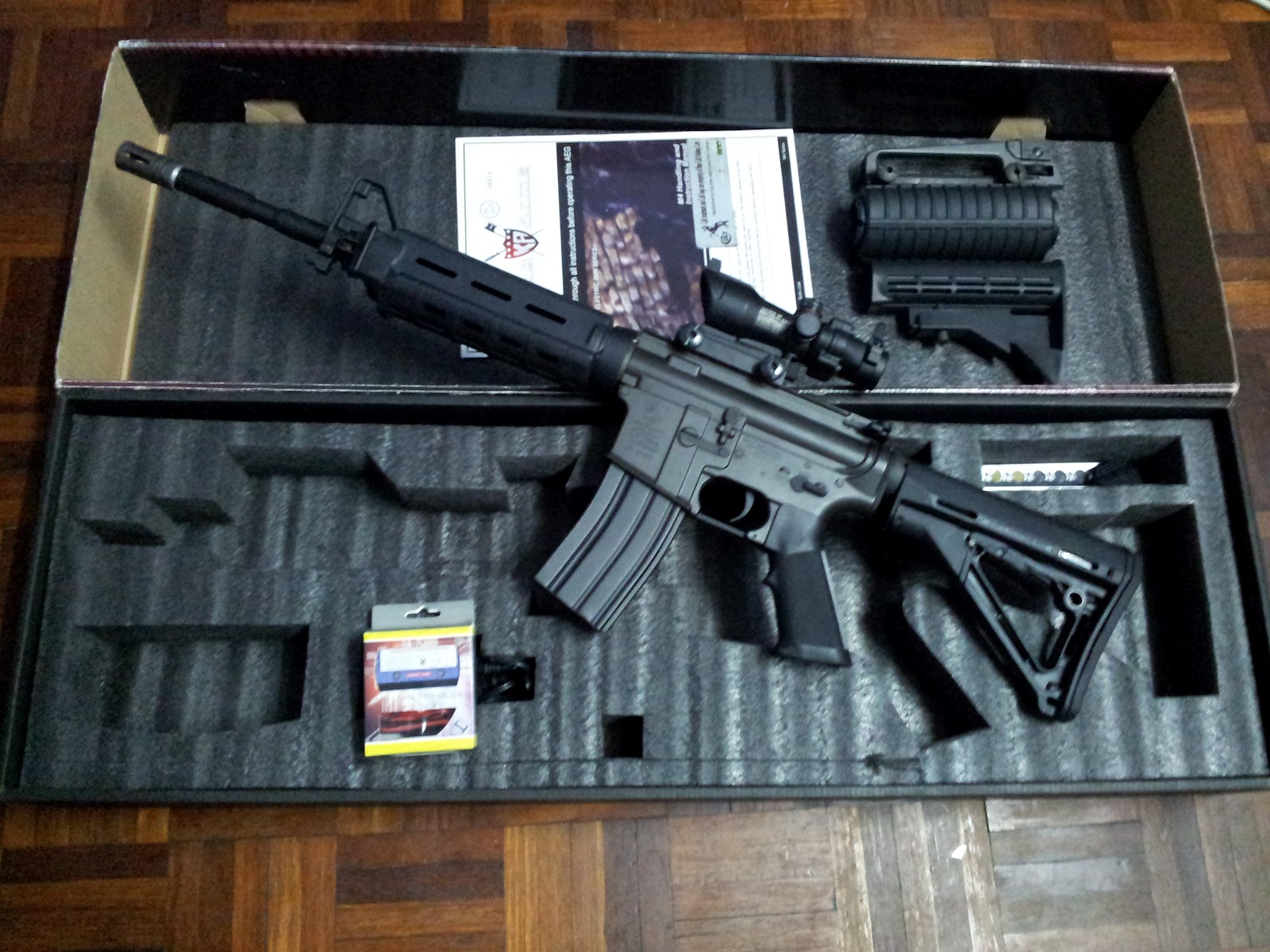 M9 Airsoft Malaysia: Magpul upgrade for M4A1