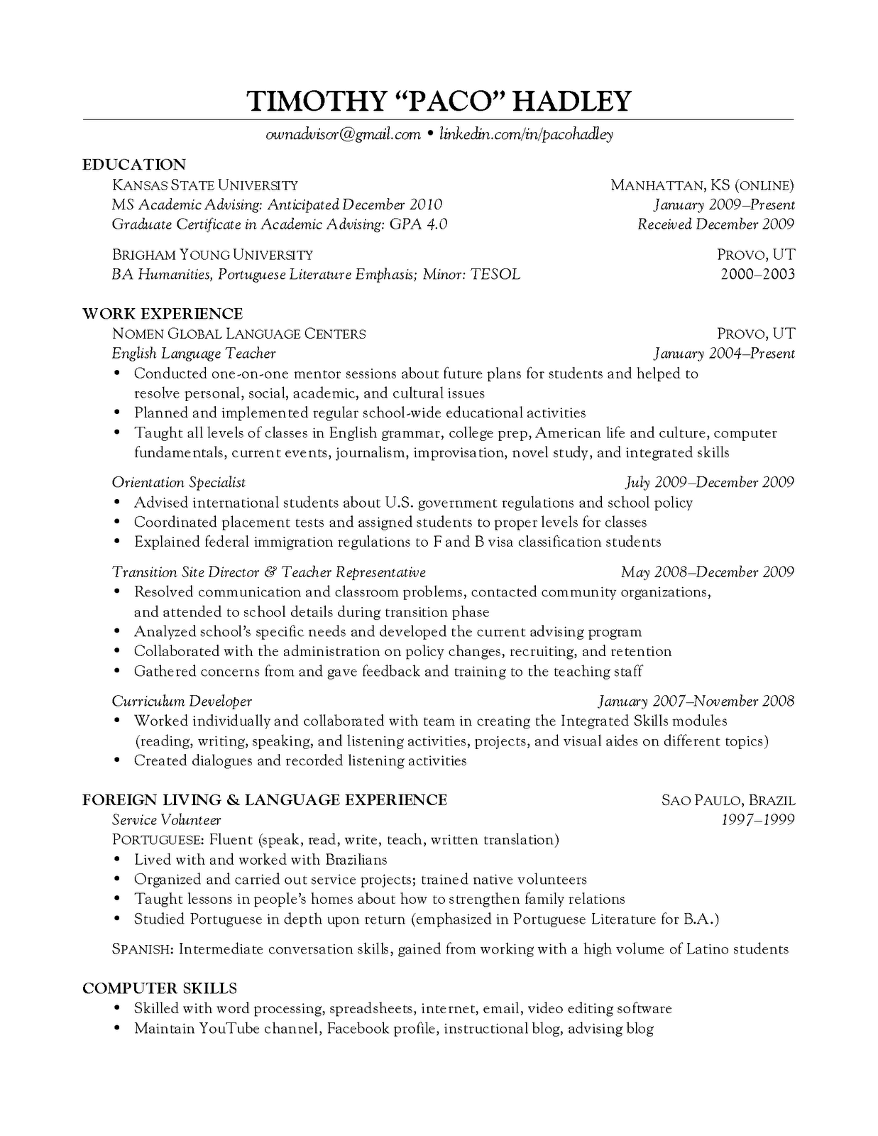 Resume & More