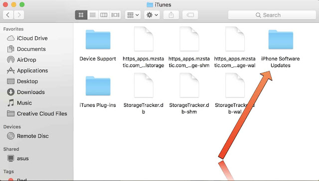 Where is .IPSW file located when downloaded on iTunes via ...