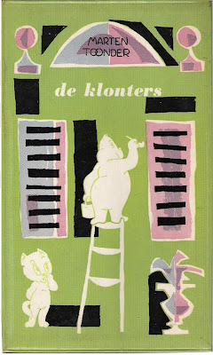 Omslag De klonters, Uitgeverij De Bezige Bij, Amsterdam (1957)