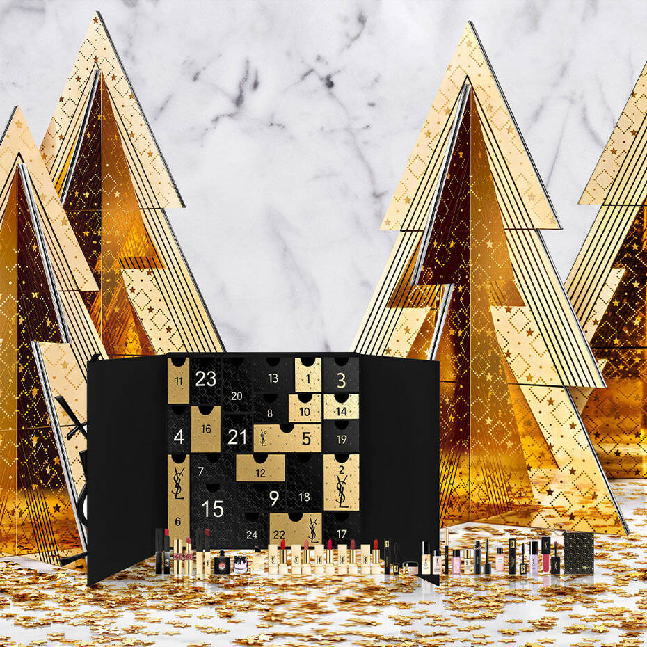 Satchel: New YSL Beauty Advent Calendar 2022 - A Gold & Black Beauty For A  Christmas With A Slash Of Red