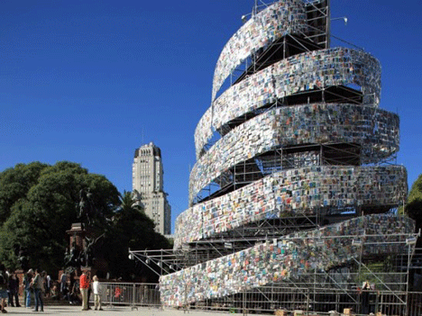 menara babel modern dari buku