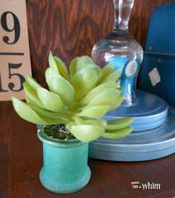 Wooden Spool Succlent Planter | Denise on a Whim