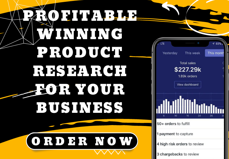 I Will Find Winning Products For Your dropshipping Business