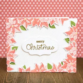 Sunny Studio Stamps: Petite Poinsettia Customer Card by Katherine