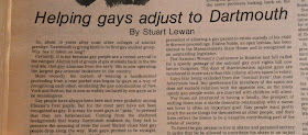 Helping gays adjust to Dartmouth editorial