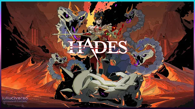 Banner Hades  - Jogos em Live, post com pequeno resumo do jogo e experiência da Streamer com a jogatina