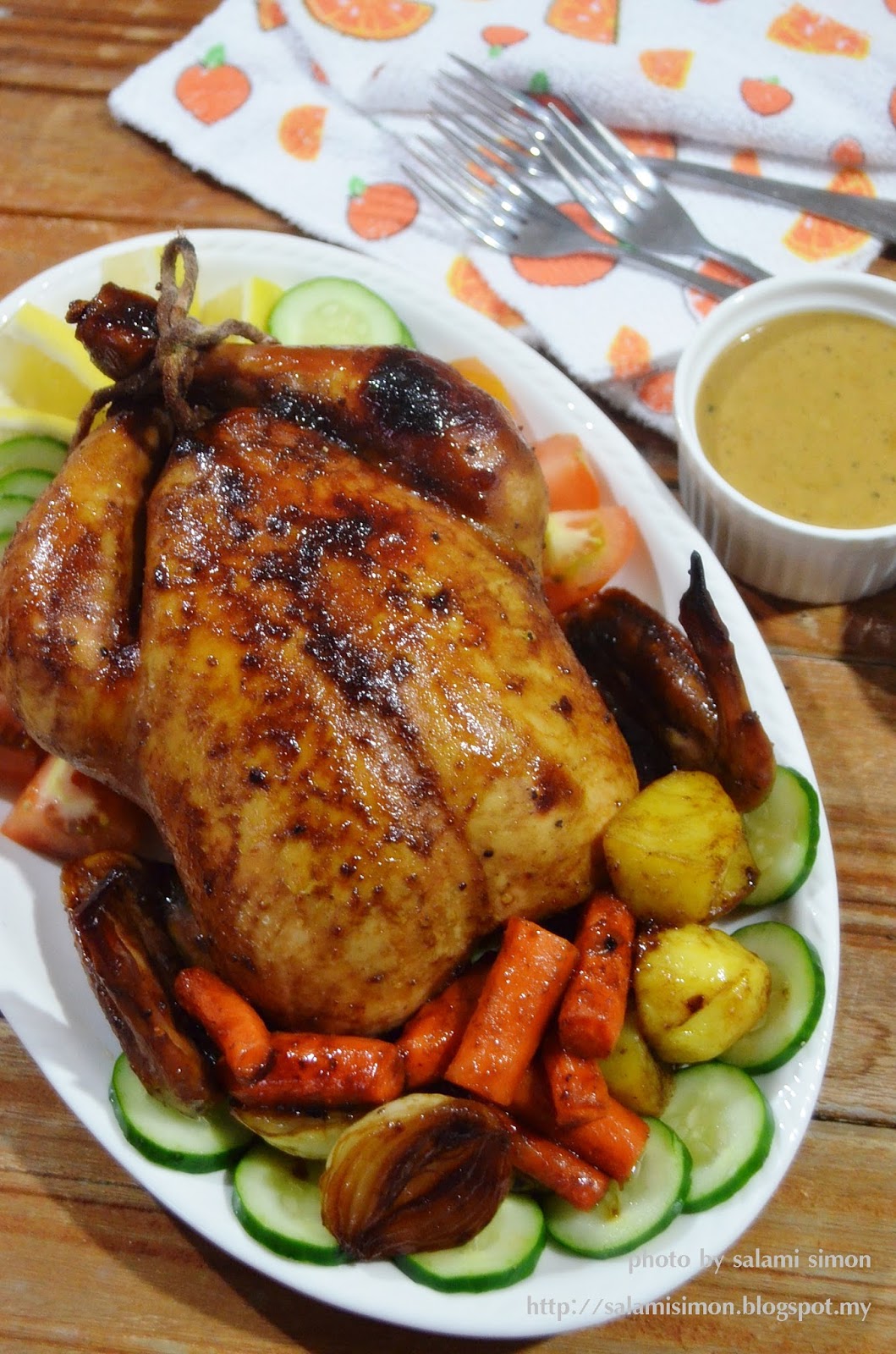 AMIE'S LITTLE KITCHEN: Ayam Panggang Sauce Barbeque Oriental