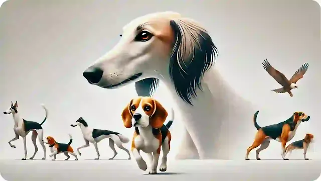 كلاب الصيد مثل السلوقي وبيجل