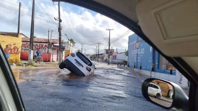 Natal e seus buracos continuam causando perdas aos cidadãos 