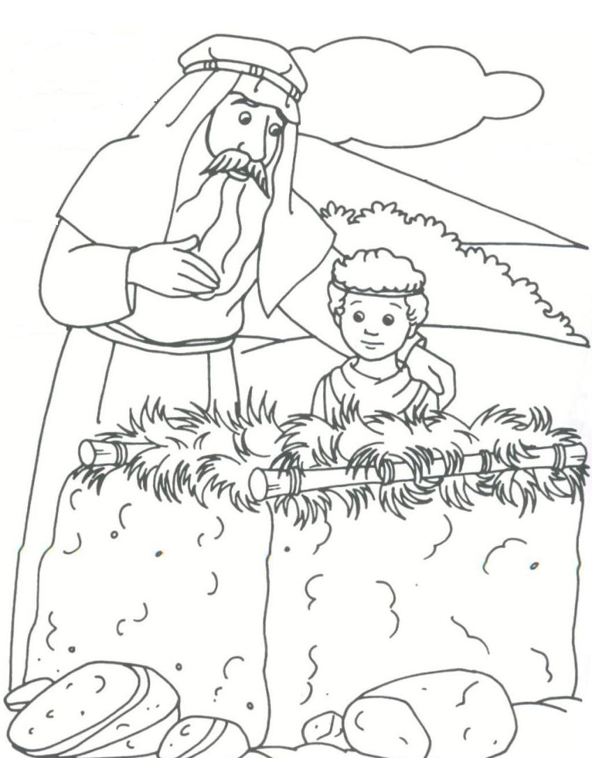 Download Bible story abraham coloring pages for drawing