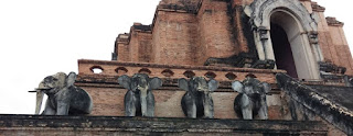 Chiang Mai, Wat Chedi Luang o Templo de la Gran Estupa.