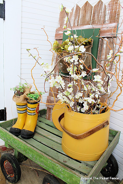 Adding Sunny Yellow to the Front Porch