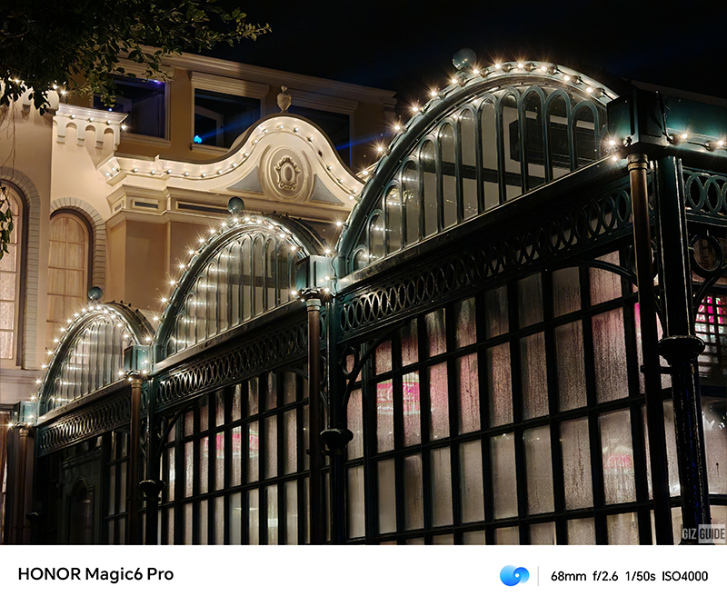 HONOR Magic6 Pro's 2.5x telephoto camera Night mode