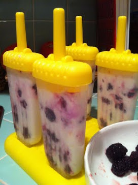 Blackberry Yogurt Paletas