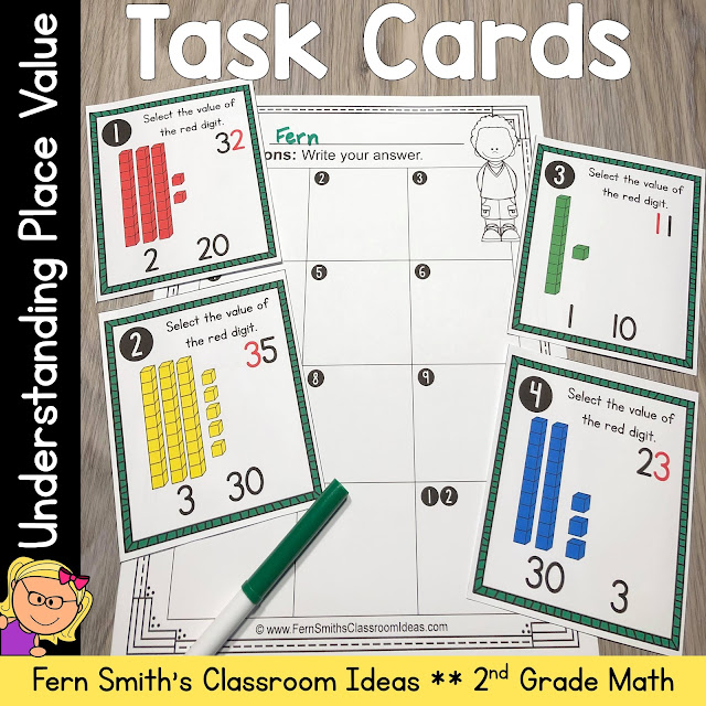 Click Here to Download this Second Grade Math Understanding Place Value Task Cards
