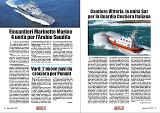 GENNAIO 2020 PAG. 29 - Cantiere Vittoria, le unità Sar per la Guardia Costiera Italiana