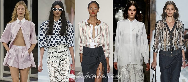 Spring Summer 2014 Women's Shirts Fashion Trends