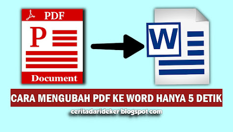 Cara Mengubah PDF ke WORD icon by Gambar oleh Clker-Free-Vector-Images dari Pixabay Gambar oleh OpenClipart-Vectors dari Pixabay