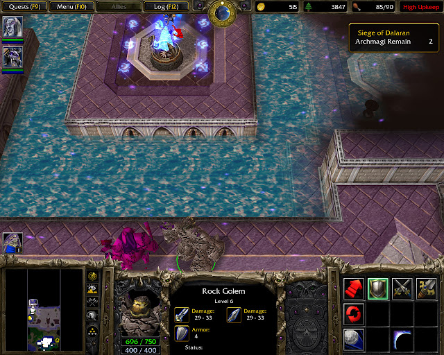 Rock Golem Screenshot | Warcraft 3: Reign of Chaos