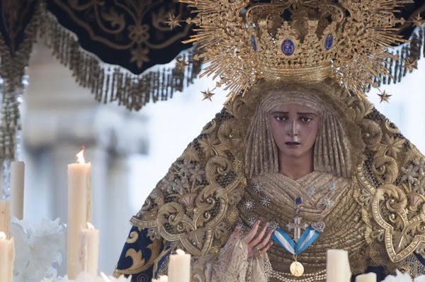 Horario e Itinerario del Regreso de la Virgen de la Estrella del Colegio La Salle-Sagrado Corazón hoy en Jerez