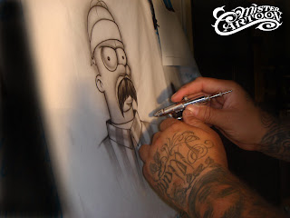 homer tattoo, tattooing