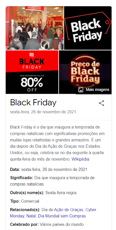 neste ano a black friday cai no dia 26 de novembro no brasil