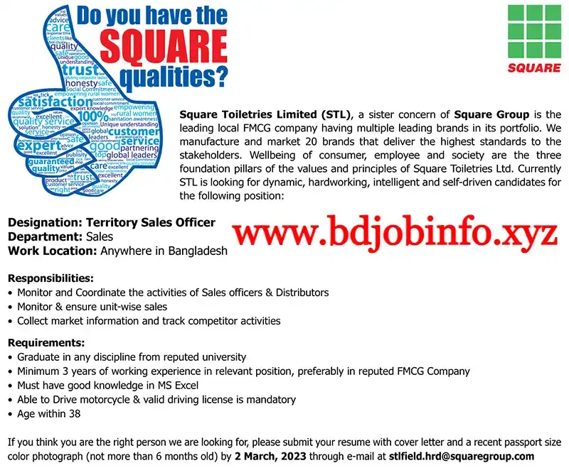 Square Group Job Circular 2023