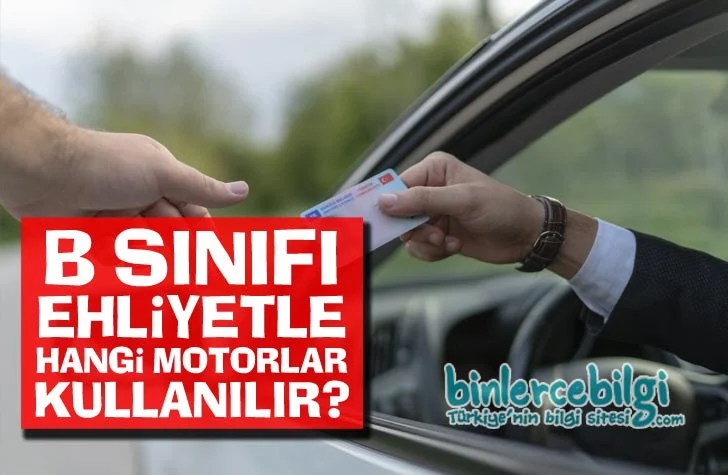 B sınıfı Ehliyetle 125 cc motor kullanılır mı? Araba ehliyetiyle kaç cc motor kullanılabilir?