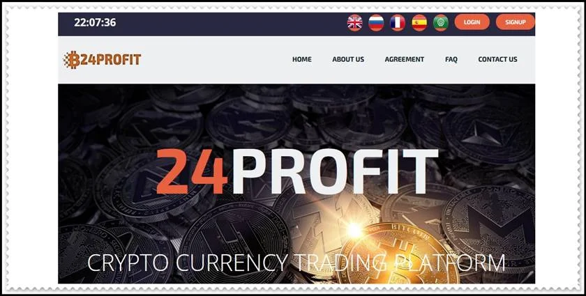 Мошеннический сайт 24profit.space – Отзывы, развод, платит или лохотрон? Мошенники