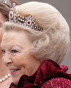 Queen Beatrix (ruby parure tiara by mellerio for queen emma now queen beatrix )